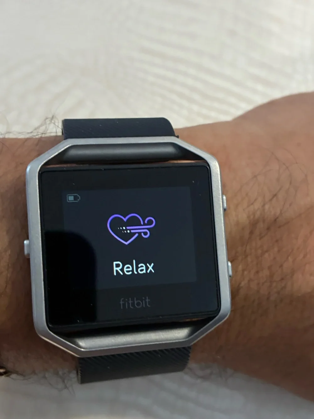 fitbit Smartwatch with Black Band